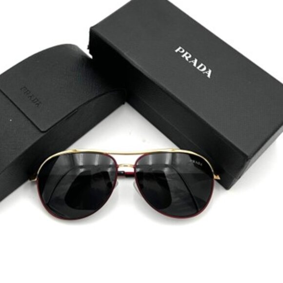 NIB-Prada  Multi-Metal Aviator Glasses - Picture 1 of 4